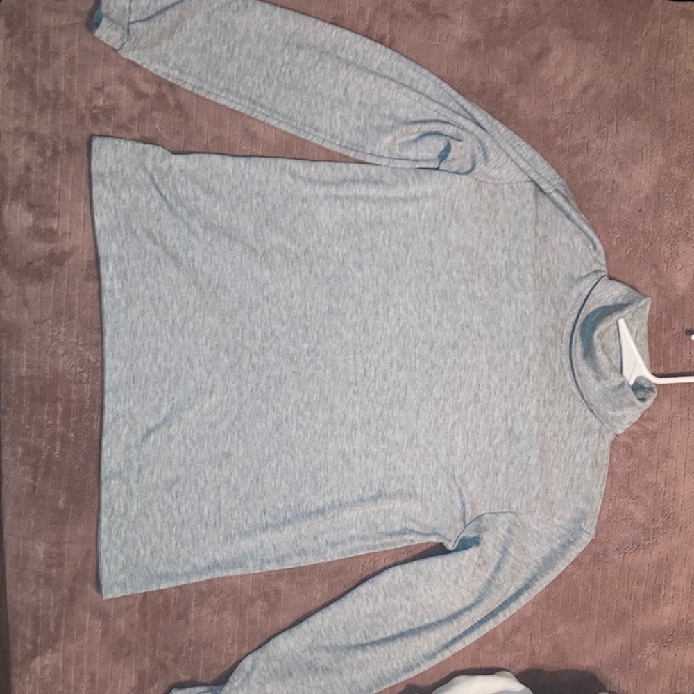 Grey long sleeve turtleneck
